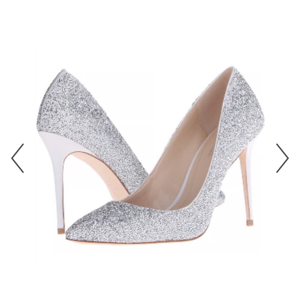 Crystal/Silver Wedding Heels